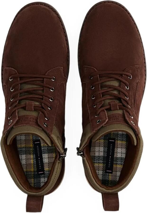 Tommy Hilfiger lace-up suede boots Bruin - Foto 4