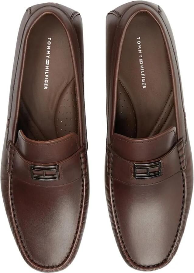 Tommy Hilfiger Leren loafers Bruin - Foto 2