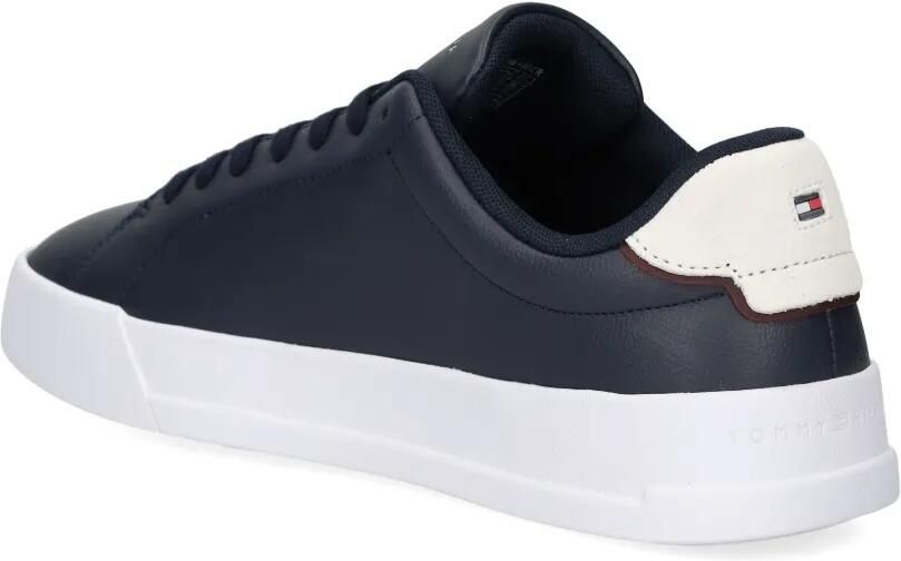 Tommy Hilfiger Leren sneakers Blauw - Foto 3
