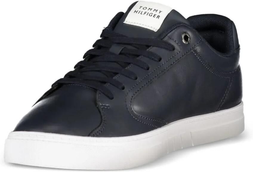 Tommy Hilfiger Leren sneakers Blauw - Foto 2