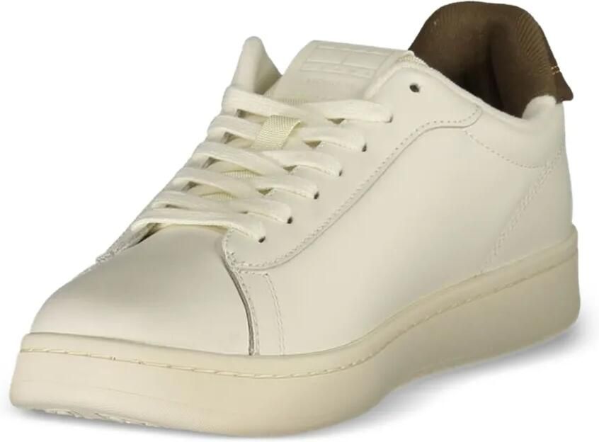 Tommy Hilfiger Leren sneakers met logopatch Beige - Foto 2