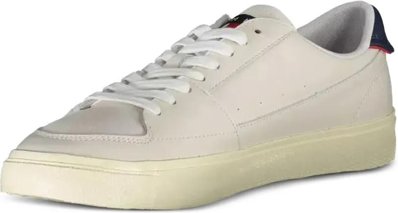 Tommy Hilfiger Leren sneakers met logopatch Beige - Foto 3