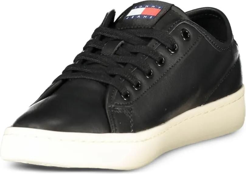 Tommy Hilfiger Leren sneakers met logopatch Zwart - Foto 2