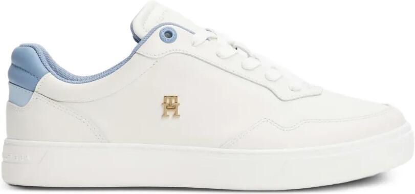Tommy Hilfiger logo-appliqué sneakers Wit - Foto 5