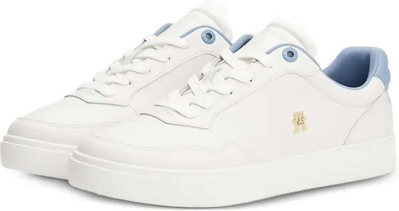 Tommy Hilfiger logo-appliqué sneakers Wit - Foto 3