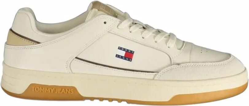 Tommy Hilfiger logo-patch panelled sneakers Beige