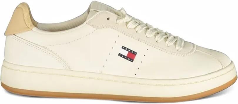 Tommy Hilfiger logo-patch sneakers Beige