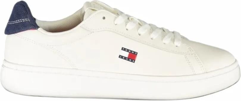 Tommy Hilfiger logo-patch sneakers Wit