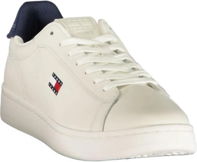 Tommy Hilfiger logo-patch sneakers Wit - Foto 3