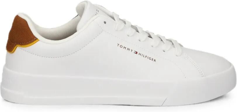 Tommy Hilfiger Low-top sneakers met logo-print Wit
