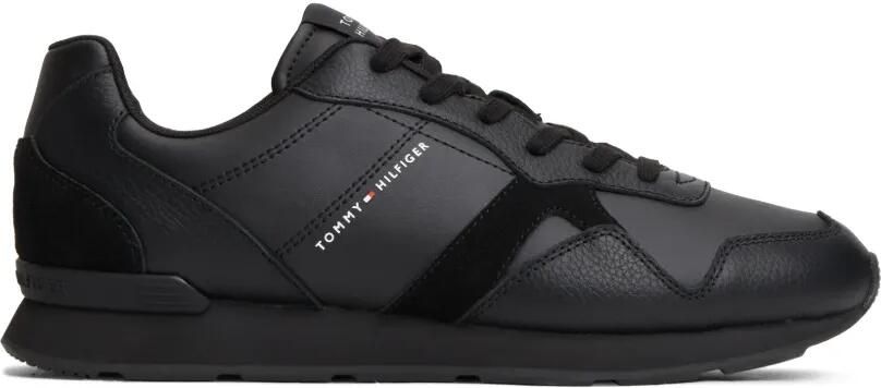 Tommy Hilfiger Low-top sneakers met logoprint en vlakken Zwart - Foto 4