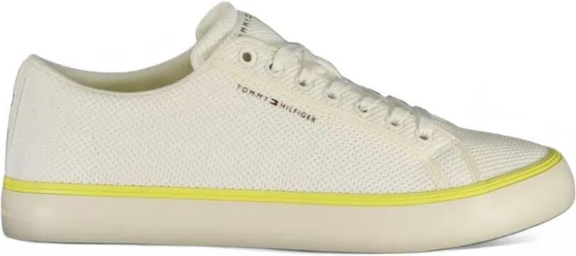 Tommy Hilfiger mesh-knit low-top sneakers Wit
