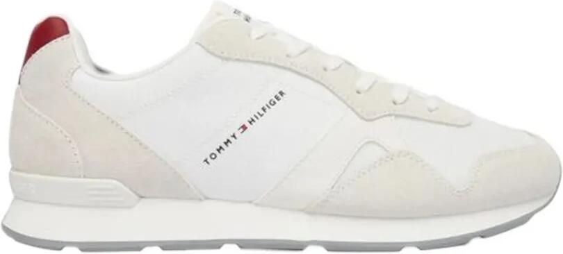 Tommy Hilfiger panelled low-top sneakers Wit