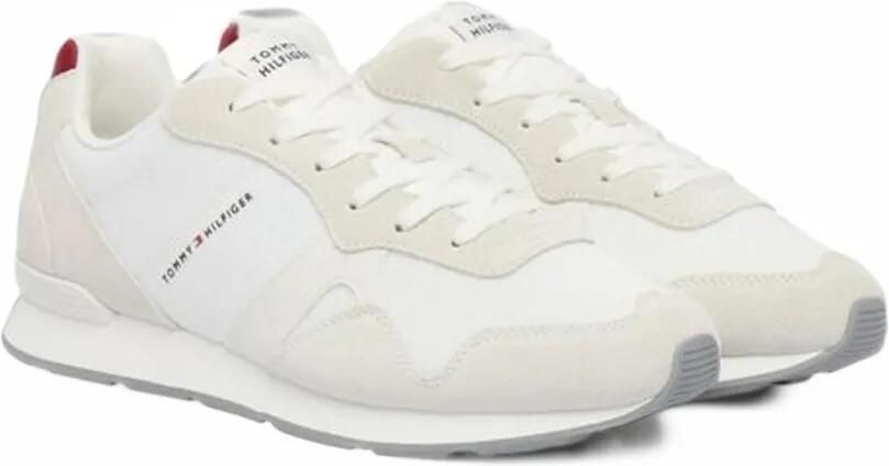 Tommy Hilfiger panelled low-top sneakers Wit - Foto 4