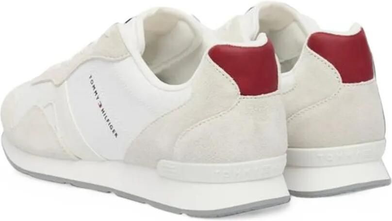 Tommy Hilfiger panelled low-top sneakers Wit - Foto 3
