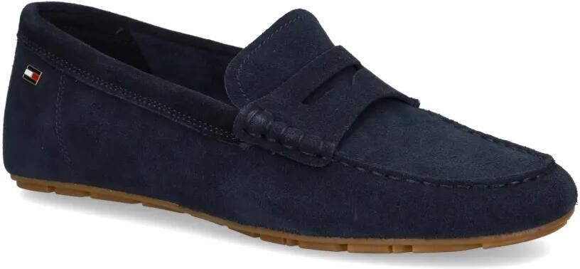 Tommy Hilfiger Penny suède leren loafers Blauw - Foto 3