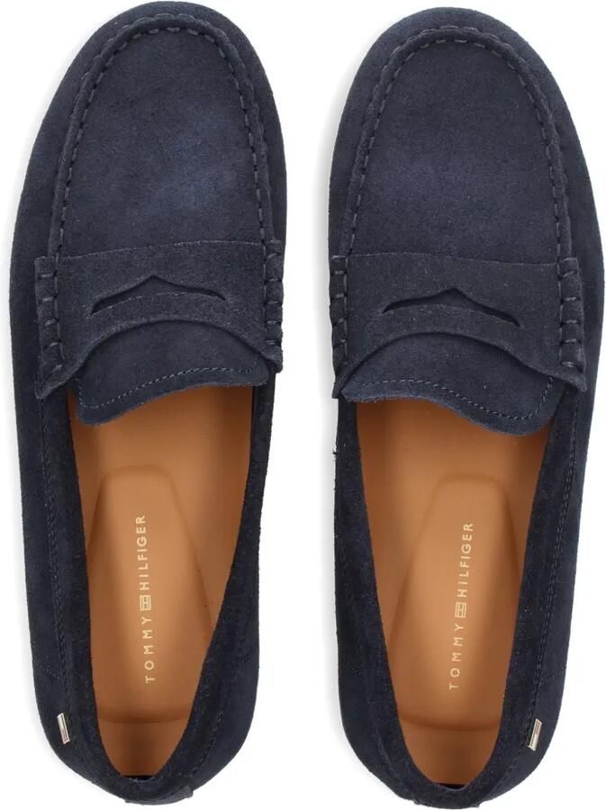 Tommy Hilfiger Penny suède leren loafers Blauw - Foto 2
