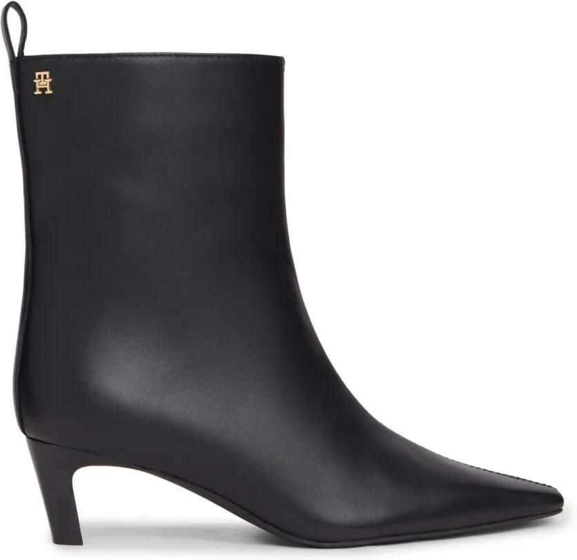 Tommy Hilfiger Enkellaarzen met puntige neus Zwart - Foto 2