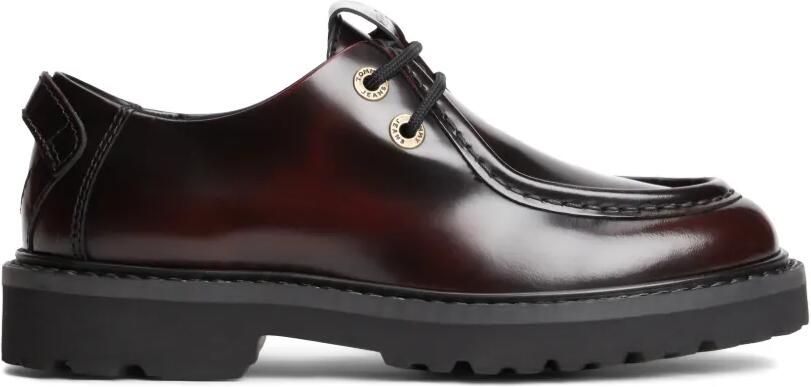 Tommy Hilfiger Gepolijste Derby schoenen met profielzool Bruin