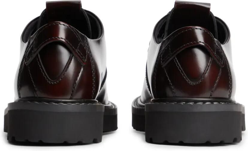 Tommy Hilfiger Gepolijste Derby schoenen met profielzool Bruin - Foto 3