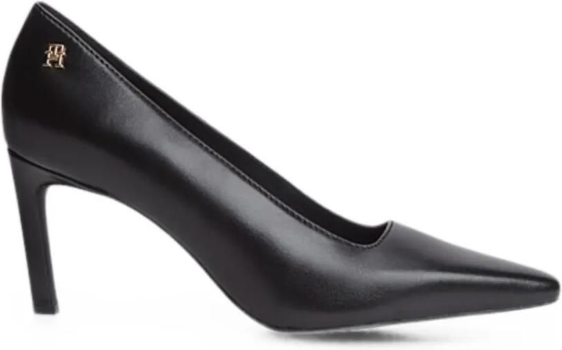 Tommy Hilfiger Pumps met puntige neus Zwart