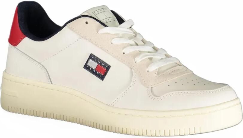 Tommy Hilfiger Retro Basket panelled sneakers Wit - Foto 3