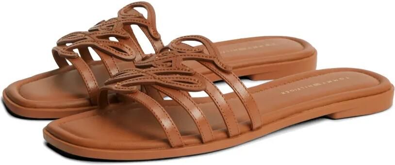 Tommy Hilfiger Sandalen met logoplakkaat Bruin - Foto 4
