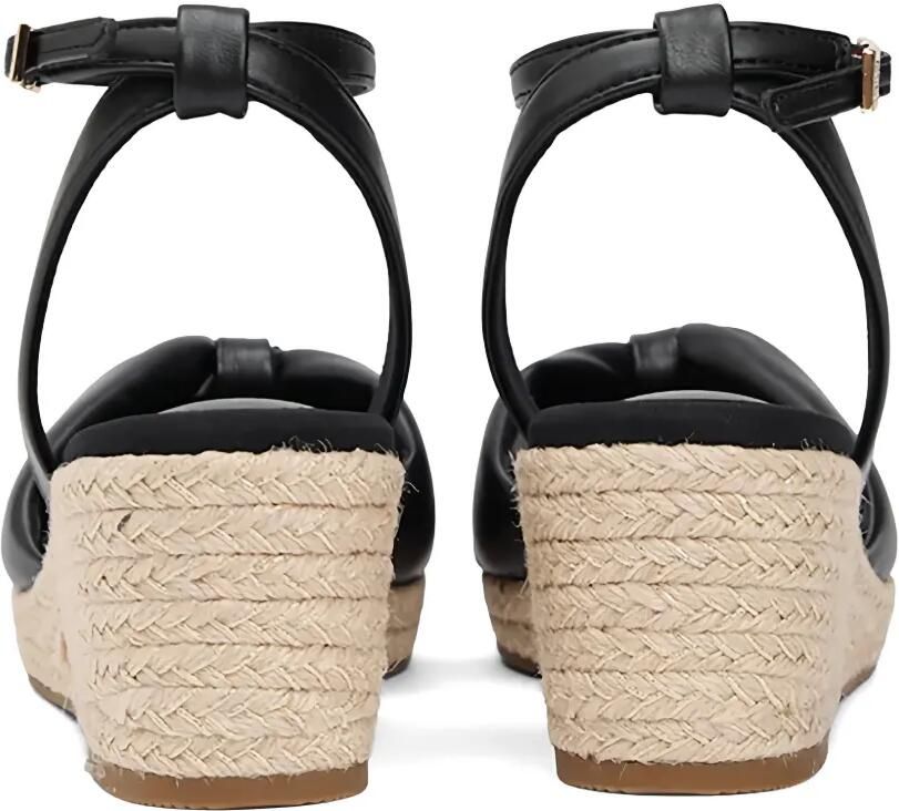 Tommy Hilfiger Sandalen met strik Zwart - Foto 2