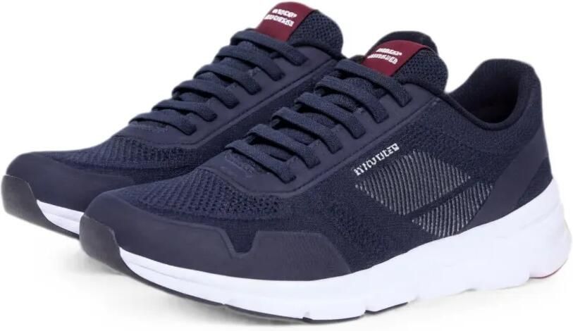 Tommy Hilfiger Signature gebreide sneakers Blauw - Foto 4