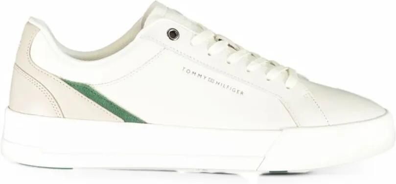 Tommy Hilfiger Signature leather sneakers Wit