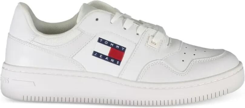 Tommy Hilfiger Sneakers met geperforeerd detail Wit