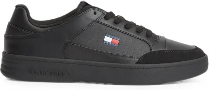 Tommy Hilfiger Sneakers met geperforeerd vlak Zwart