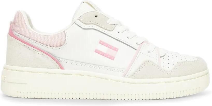 Tommy Hilfiger Sneakers met geperforeerde vlakken Wit
