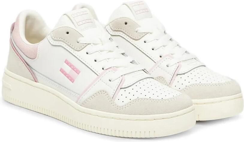 Tommy Hilfiger Sneakers met geperforeerde vlakken Wit - Foto 4