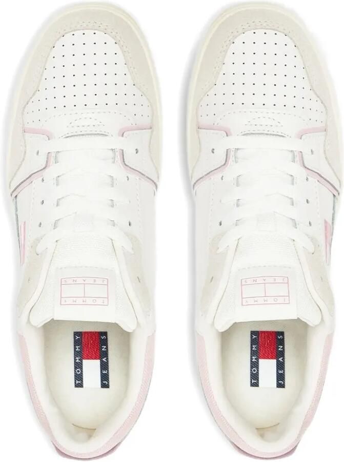 Tommy Hilfiger Sneakers met geperforeerde vlakken Wit - Foto 3