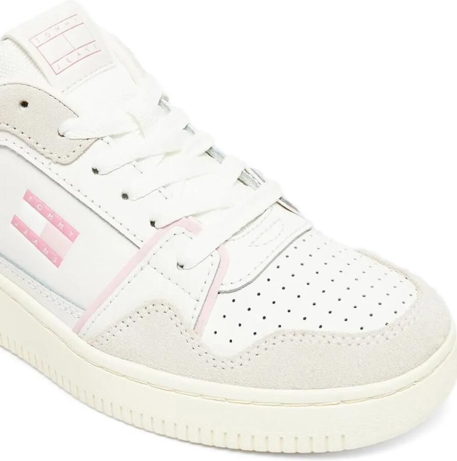 Tommy Hilfiger Sneakers met geperforeerde vlakken Wit - Foto 2