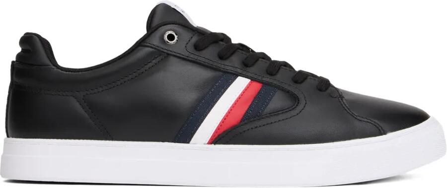 Tommy Hilfiger Sneakers met gestreept detail Zwart