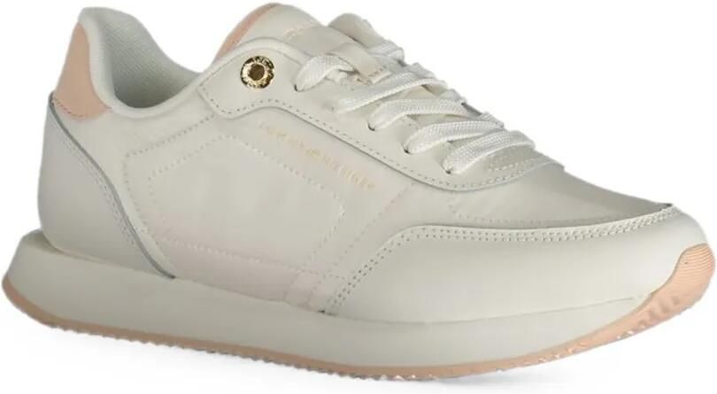 Tommy Hilfiger Sneakers met gewatteerd vlak Beige