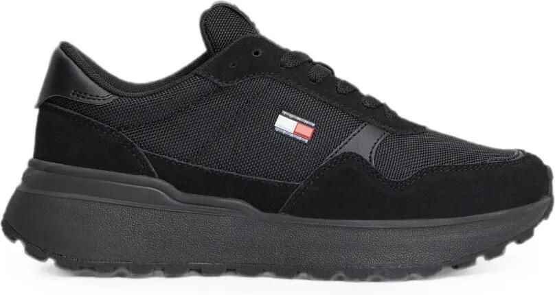 Tommy Hilfiger Sneakers met logopatch Zwart