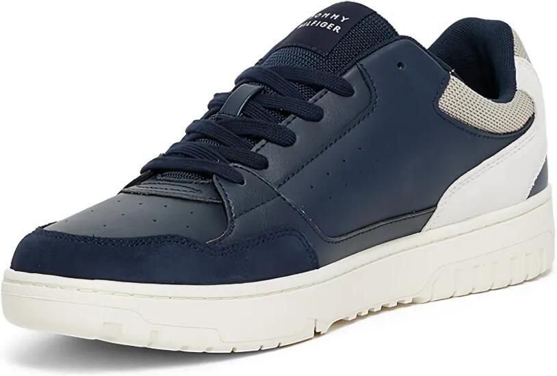 Tommy Hilfiger Sneakers met suède afwerking en vlakken Blauw - Foto 5