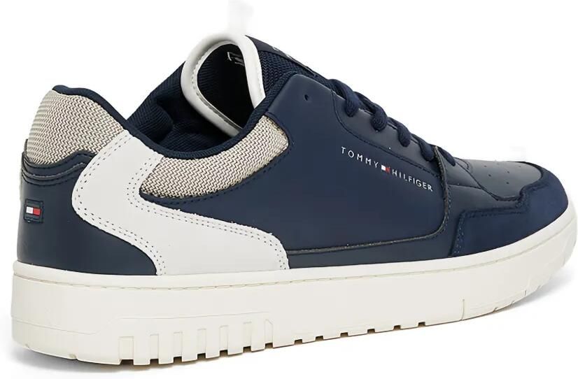 Tommy Hilfiger Sneakers met suède afwerking en vlakken Blauw - Foto 4