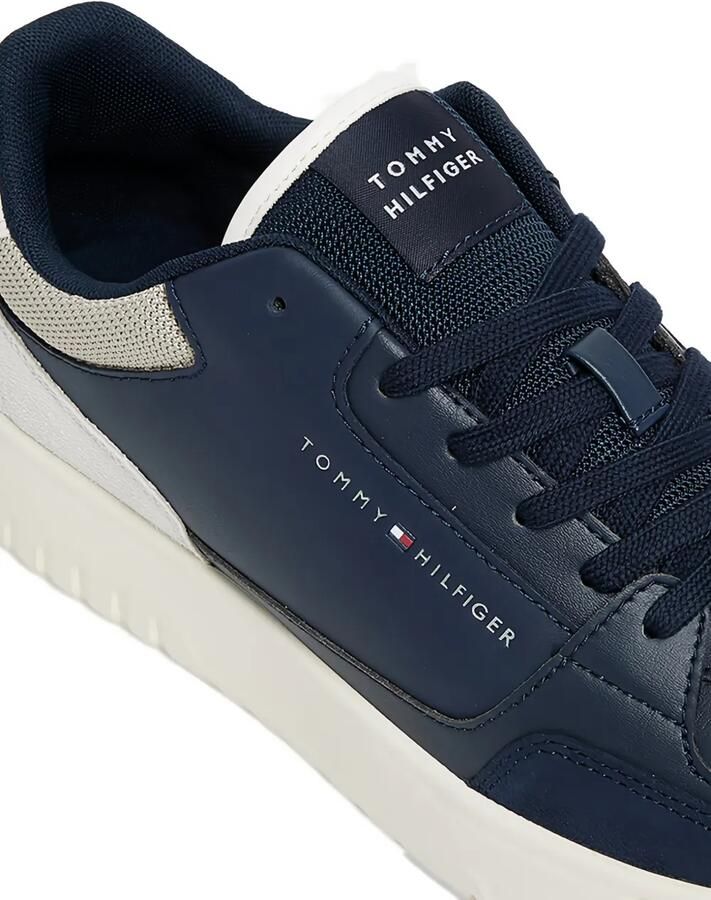 Tommy Hilfiger Sneakers met suède afwerking en vlakken Blauw - Foto 2