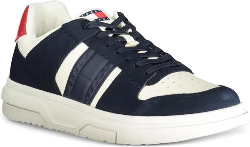 Tommy Hilfiger Sneakers met suède vlakken Blauw - Foto 3