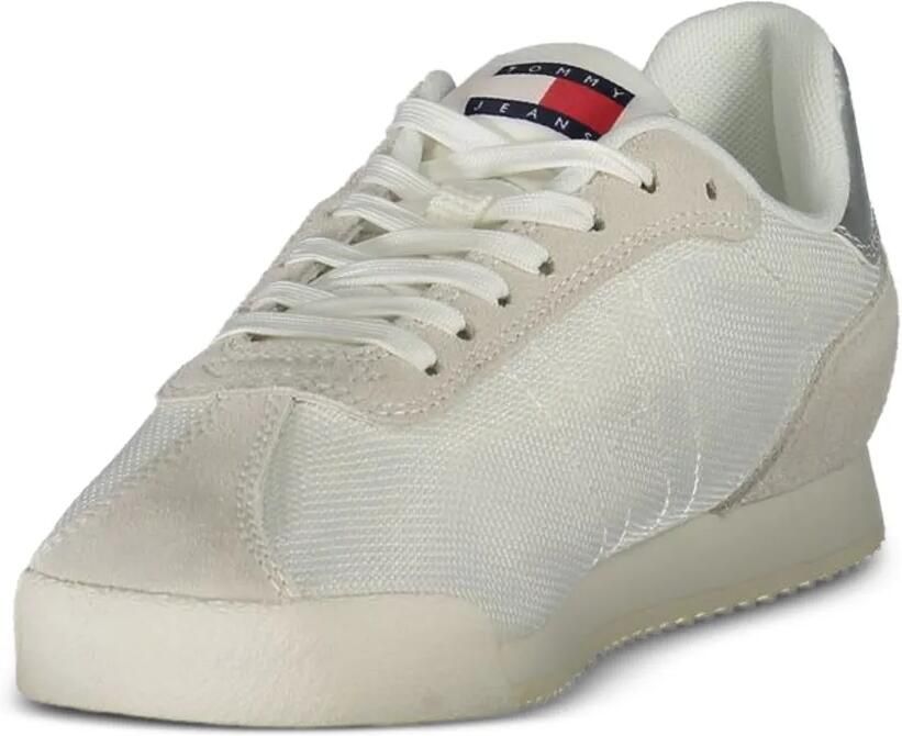 Tommy Hilfiger Sneakers met suède vlakken en logoband Beige - Foto 2