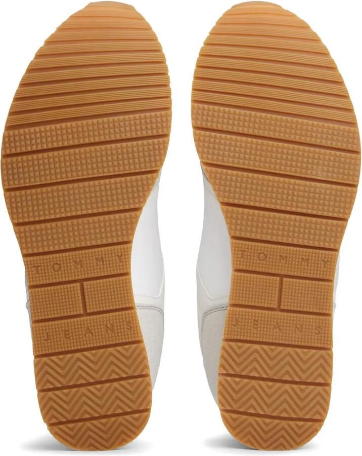 Tommy Hilfiger Sneakers met suède vlakken en mesh detail Wit - Foto 2