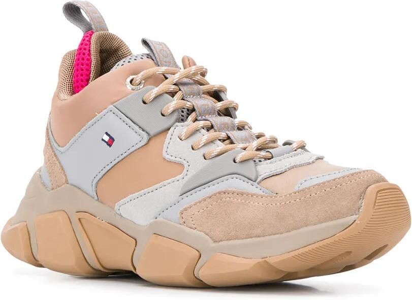 Tommy Hilfiger Sneakers met vlakken Beige - Foto 3