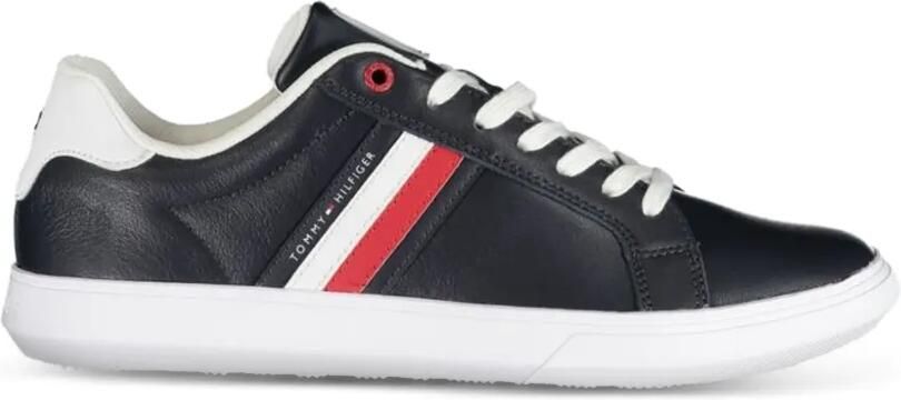 Tommy Hilfiger Sneakers met vlakken en logoprint Blauw