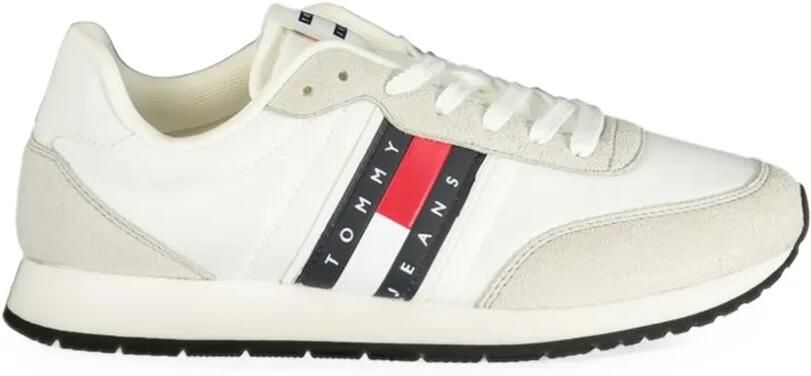 Tommy Hilfiger Sneakers met vlakken en logoprint Wit