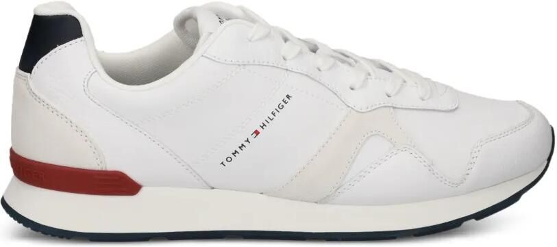 Tommy Hilfiger Sneakers met vlakken en logoprint Wit