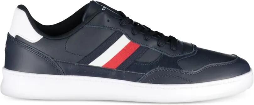 Tommy Hilfiger Sneakers met vlakken en vlag Blauw